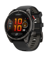Garmin Fenix 8 Pro Sapphire AMOLED Watch - Carbon Grey DLC Titanium 47mm