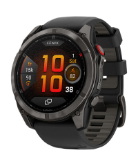 Garmin Fenix 8 Pro Sapphire AMOLED Watch - Carbon Grey DLC Titanium 51mm