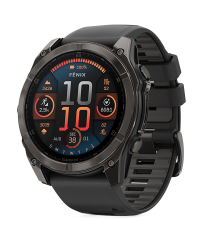 Garmin Fenix 8 Sapphire Smartwatch - Carbon Grey w Black Band 51mm