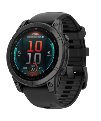 Garmin Fenix E Watch - Slate Grey Steel w Black