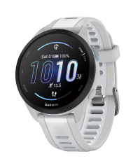 Garmin Forerunner 165 Music GPS Smartwatch - Mist Grey w Whitestone