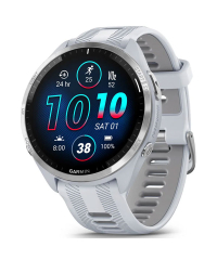 Garmin Forerunner 965 Smart Watch - Whitestone w Powder Grey Band
