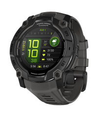 Garmin Instinct 3 AMOLED GPS Smartwatch 50mm - Black w Charcoal Band