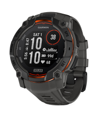 Garmin Instinct 3 Solar Smartwatch 50mm - Black w Charcoal Band