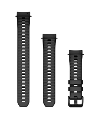 Garmin Instinct E 40mm Silicone Watch Band - Black 20mm