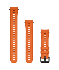 Garmin Instinct E 40mm Silicone Watch Band - Ember Orange 20mm