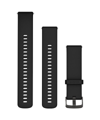 Garmin Quick Release 22 Silicone Watch Band - Black