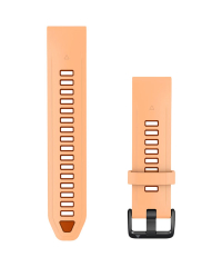 Garmin QuickFit 20 Silicone Watch Band - Shell Pink/Autumn Orange