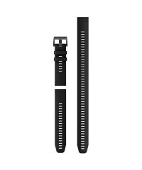 Garmin QuickFit 22 Silicone Watch Band 3-Piece Dive Set - Black