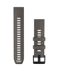 Garmin QuickFit 22 Silicone Watch Band - Pebble Grey/Silver Grey