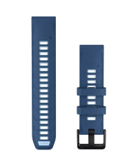 Garmin QuickFit 22 Silicone Watch Band - Tidal Blue/Ice Blue