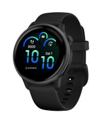 Garmin Vivoactive 6 Smart Watch - Slate w Black Band