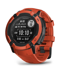 Garmin Instinct 2X Solar Smart Watch - Flame Red