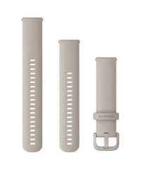 Garmin Quick Release 20mm Silicone Bands French Grey - 010-13021-07
