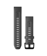 Garmin QuickFit 20 Watch Band in Graphite Silicone