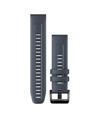 Garmin QuickFit 22 Watch Band - Granite Blue Silicone