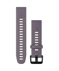 Garmin QuickFit 20 Silicone Watch Band - Deep Orchid & Light Sand (010-13279-06)
