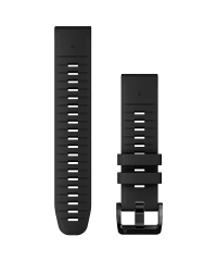 Garmin QuickFit 22 Silicone Watch Band - Black (010-13280-00)