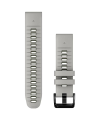 Garmin QuickFit 22 Silicone Watch Band - Fog Grey & Moss (010-13280-08)