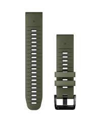 Garmin QuickFit 22 Silicone Watch Band - Moss & Graphite (010-13280-07)
