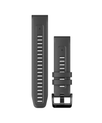 Garmin QuickFit 22 Watch Band - Graphite Silicone