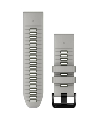 Garmin QuickFit 26 Silicone Watch Band - Fog Grey & Moss (010-13281-08)
