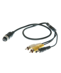 Gator PLC24 4 PIN PROLINK II Socket to Dual RCA Plug Adaptor