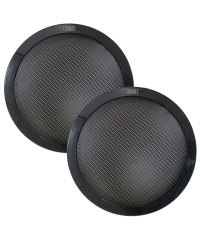 GME S52BG Replacement Speaker Grille for GS520 Speakers (Pair) - Black