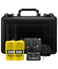 GME TX6165YTP 5W UHF Handheld Twin Pack - Yellow