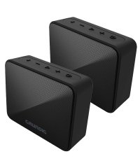 Grundig Bluetooth Speaker Solo - Black - 2 Pack (GLR7749)
