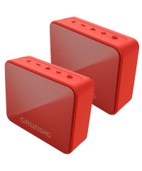 Grundig Bluetooth Speaker Solo - Red - 2 Pack (GLR7751)