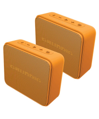 Grundig Bluetooth Speaker Jam - Orange - 2 Pack (GLR7754)