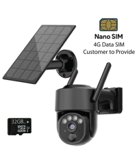 GERBER Security Camera PTZ 4G Black