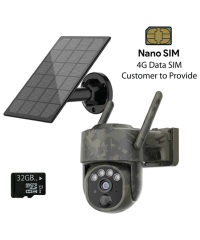 GERBER Security Camera PTZ 4G Camo