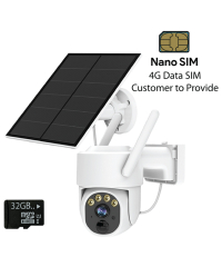 GERBER Security Camera PTZ 4G White