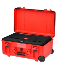 HPRC 2550W - Wheeled Hard Case with Bag & Dividers (Red)