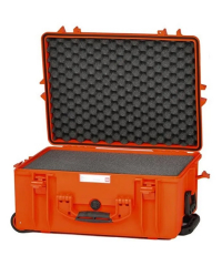 HPRC 2600W - Wheeled Hard Case with Foam - Orange