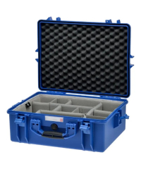 HPRC 2600W - Wheeled Hard Case with Second Skin Divider (Blue)