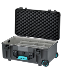 HPRC 2600W - Wheeled Hard Case with Second Skin Liner & Dividers - Blue / Grey