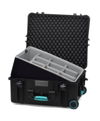 HPRC 2700W - Hard Case with Wheels & Second Skin Divider (Black)