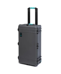HPRC 2745W - Wheeled Hard Case Empy (Grey) KIT with 4x Stainless Steel Clips  (*Kit*)