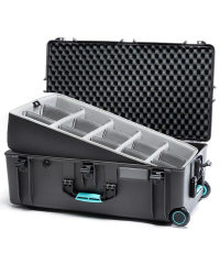 HPRC 2745W - Wheeled Hard Case with Second Skin Liner & Dividers (Gravel Grey)