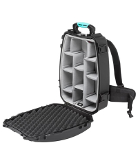 HPRC 3600 - Hard Case Backpack with Second Skin Liner & Dividers - Blue / Black