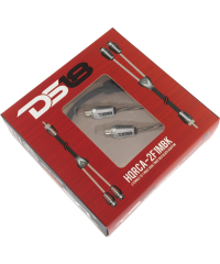 DS18 HQ 1 Male to 2 Female Dual Twist RCA Cable