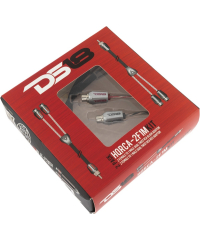 DS18 HQ 1 Male to 2 Female Dual Twist RCA Kit