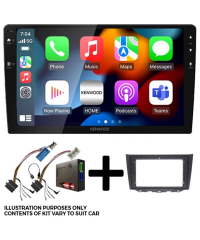 Kenwood DMX80AXS 9" CarPlay & Android Auto Head Unit with Installation Kit fits Suzuki Swift 11-17