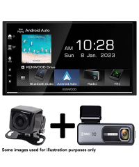 Kenwood DMX7522S 6.8" AV Stereo w Reverse & Dash Camera