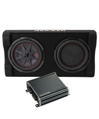 Kicker TRTP102PACK 400W Subwoofer and CXA400.1 400W Amplifier