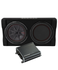 Kicker TRTP122PACK 500W Subwoofer and CXA800.1 800W Amplifier