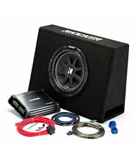 Kicker KKP210 10" C104 Kickpack Amplifiers and Loaded Enclosures Package